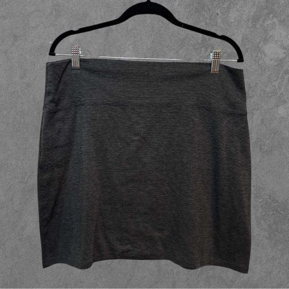 MAURICES | Heather Gray Knit Mini Skirt Size L